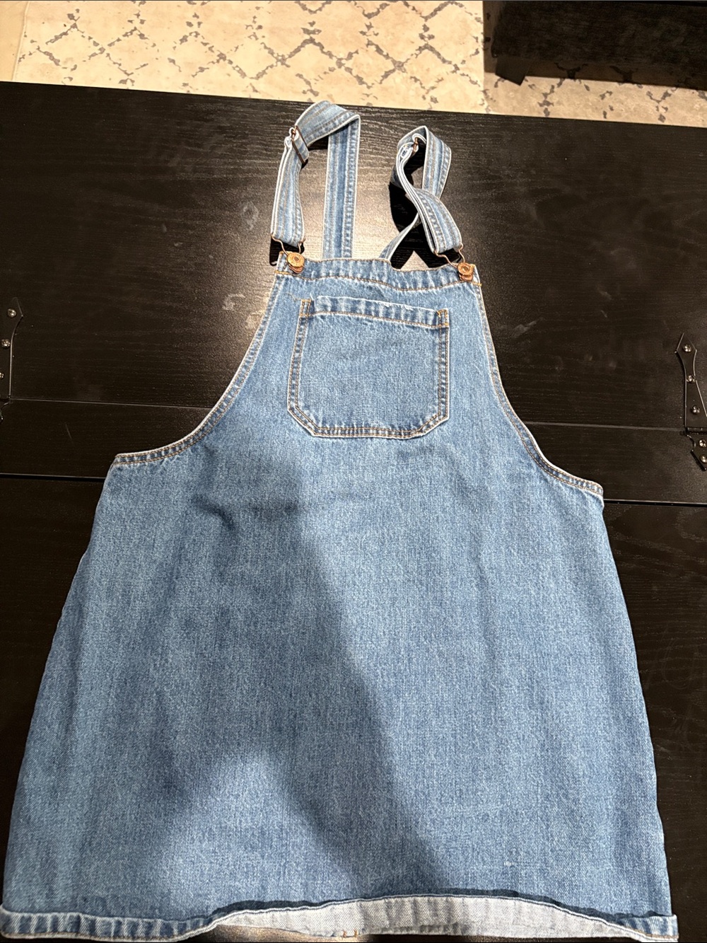 Forever 21 Light Blue Denim Overall Dress
